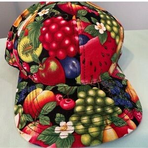 One size Colorful Fruit Pattern Cap